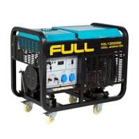 Генератор дизельный FULL FDL13500SE3, 3-фазный 230 / 400V, 50Hz, 13.75kVA / 11kW, бак 25 л, расход 3,5 л / час, пуск: стартер (без АКБ), 910x578x668 мм, 190 кг