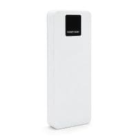 Power bank Voltronic ET8 під 8х18650, Digital display, Output: 22.5W, 4 кабелі (USB, Micro-USB, Type-C, Lightning), PVC, ліхтар, White, BOX