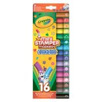 Фломастери Crayola набір міні-фломастерів зі штампами (58-8741)