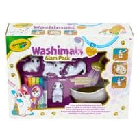Набор для творчества Crayola Washimals Гламурные любимцы из ванной 4 животные и 6 фломастеров (74-7453)