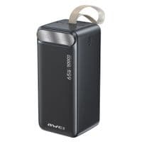Батарея универсальная AWEI 50000mAh PA-81 65W PD 2xUSB-A/USB-C black (6954284029551)