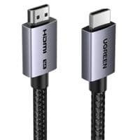 Кабель мультимедийный HDMI M to HDMI M 2.0m V2.2 16K60Hz 96Gbps braided black Ugreen (65900)