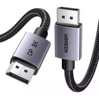 Кабель мультимедийный DisplayPort M to DisplayPort M 5.0m 8K60Hz 32.4Gbps black Ugreen (45039)