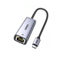 Перехідник USB-C to RJ45 Ethernet 1000Mbps gray Ugreen (40322)