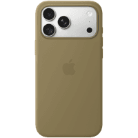 Силіконовий чохол для iPhone 18 Pro Max з MagSafe - оливковий, модель A3702