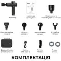 Перкусійний масажер RENPHO Power Thermacool Massage Gun (R-C001SH-BK)