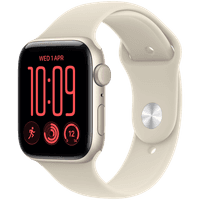 Apple Watch SE 3 GPS 44 мм корпус Starlight Aluminum з піщаним спортивним ремінцем – M/L, модель A3325