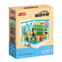 Конструктор JAKI Mini Super Town Акваріумна крамничка капібар 305 елементів (FK023)