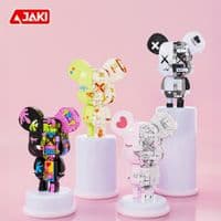 Конструктор JAKI Кіберпанк ведмедики Магнітний вайб сірий 546 елементів (JK6250-4)