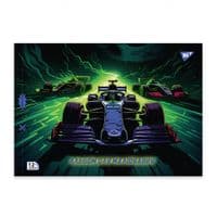 Альбом для малювання Yes А4 12 скоба з перфорацією Sport car (130602)