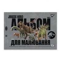 Альбом для малювання Yes А4 20 скоба, з перфорацією Jurassic World (130592)