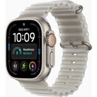 Смарт-годинник Apple Watch Ultra 4 GPS + Cellular 49mm Natural Titanium Case with Translucent Grey Ocean Band (MJAD4QI/A)