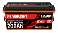 Акумулятор Enerlight 12.8V 200Ah LiFePO4 Battery EVO
