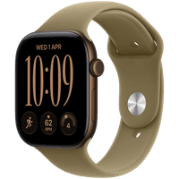 Смарт-годинник Apple Watch Series 12 GPS 42mm Dark Bronze Aluminium Case with Olive Sport Band - S/M (MJEF4RK/A)