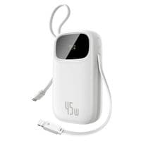Батарея універсальна Baseus 10000mAh EnerFill FC31 Qpow 3 45W PD/3.0 QC/4.0 White (E0028C01)