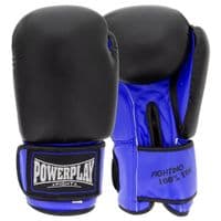 Боксерські рукавички PowerPlay 3004 Classic Чорно-Сині 10 унцій (PP_3004_10oz_Bl/Navy)
