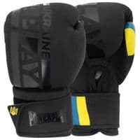 Боксерські рукавички PowerPlay 3021 Ukraine Чорніі 8 унцій (PP_3021_8oz_Black)