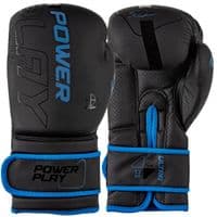 Боксерські рукавички PowerPlay 3024 Ultra Mat Чорно-Темно сині 8 унцій (PP_3024_8oz_Bl/Navy)