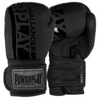 Боксерські рукавички PowerPlay 3086 Matt Challenger Чорні 10 унцій (PP_3086_10oz_Black)