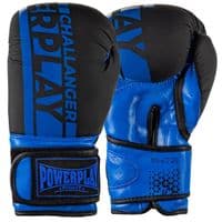 Боксерські рукавички PowerPlay 3086 Matt Challenger Чорно-Сині 14 унцій (PP_3086_14oz_Bl/Navy)