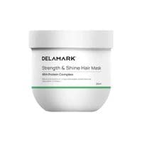 Маска для волосся DeLaMark Strength & Shine Hair Mask Зміцнення та блиск З протеїновим комплексом 200 мл (4820152334190)