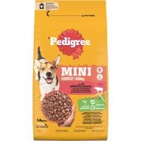 Сухий корм для собак Pedigree Mini Adult з яловичиною та овочами 1.4 кг (5998749171103)