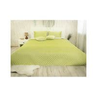 Покривало Руно Olive Green ромб велюр 150х220 (360.55_Olive Green ромб)
