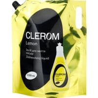 Засіб для ручного миття посуду Clerom Lemon Дой-пак 1100 мл (4820287020036)