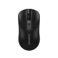 Миша CANYON OnClick W06 4 кнопки 1600DPI Легка бездротова Чорна