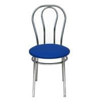 Кухонный стул Примтекс плюс Tulipan chrome S-5132 Синий (Tulipan chrome S-5132)