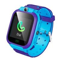 Дитячий смарт годинник Hoco Y105, GPS, Wi-Fi, LCD дисплей, дзвінки, голосові повідомлення, акум 400mAh, Blue, Box