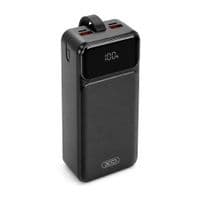 Цифровий швидкий зарядний пристрій PowerBank XO-PR298 30000mAh, вхід: 5V-20V / 2-3A / 60.0W (макс.) (Type-C), вихід: 5V-20V / 2-4,5А (65.0W), 2-USB-C, 2-QC22.5W, пластик, чорний