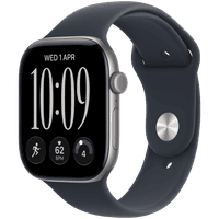 Смарт-годинник Apple Watch Series 12 GPS 46mm Space Grey Aluminium Case with Navy Blue Sport Band - S/M (MJEH4RK/A)