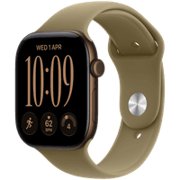 Смарт-годинник Apple Watch Series 12 GPS 46mm Dark Bronze Aluminium Case with Olive Sport Band - M/L (MJEU4RK/A)