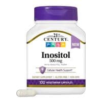 Витаминно-минеральный комплекс 21st Century Ynozytol, 500 mg, Inositol, 100 vegetaryanskych kapsul (CEN28134)