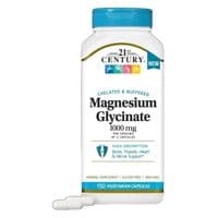 Витаминно-минеральный комплекс 21st Century Magnyy glytsynat, 1000 mg, Magnesium Glycinate, 150 vegetaryanskykh k (CEN28068)