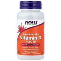 Витаминно-минеральный комплекс Now Foods Vytamyn D v sukhoy forme,1000 ME, Vegetarian Dry Vitamin D, 120 vegetary (NF0368)