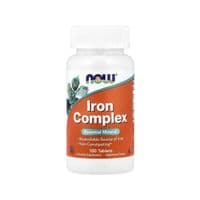 Витаминно-минеральный комплекс Now Foods Kompleks zheleza, Iron Complex, 100 таблеток (NF1440)