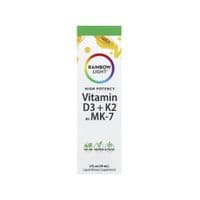 Витаминно-минеральный комплекс Rainbow Light Vytamyn D3 и K2 в виде MK-7, Vitamin D3 + K2 как MK-7, 59 ml (RLT58424)