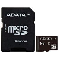 ADATA Micro SD 8GB SDHC class 4 with Adapter