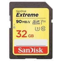 Карта памяти SanDisk 32GB SDHC UHS-I U3 R90/W40MB/s 4K Extreme