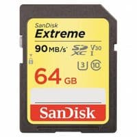 Карта памяти SanDisk 64GB SDXC UHS-I U3 R90/W40MB/s 4K Extreme