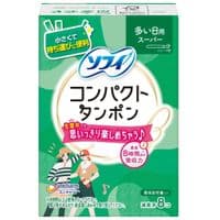 Тампони Unicharm Sofy Compact Tampons Super З аплікатором для рясних виділень 8 шт (4903111305155)