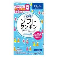 Тампони Unicharm Sofy Soft Tampons Regular З аплікатором для помірних виділень 10 шт (4903111370795)