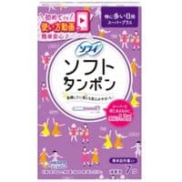 Тампони Unicharm Sofy Soft Tampons Super Plus З аплікатором для дуже рясних виділень 7 шт (4903111342273)