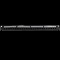 Патч-панель з організатором UTP CAT5e 24 порти 1U 19"