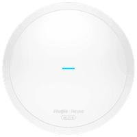 Стельова дводіапазонна точка доступу гігабітна RG-RAP62 Wi-Fi 6 AX1800, 1x10 / 100 / 1000Base-T, живлення PoE, 175 x 39 мм