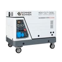 Генератор інверторний дизельний Konner&Sohnen 6500iDE S ATSR, 6kW (6.5kW), однофазний режим, 220V, 50Hz, об'єм 25л