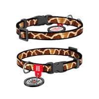 Ошейник для животных WAUDOG Nylon с QR адресником "Жираф" для кошек XS (278-0053)