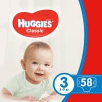 Підгузник Huggies Classic 3 Jumbo 58 шт (5029053543109)